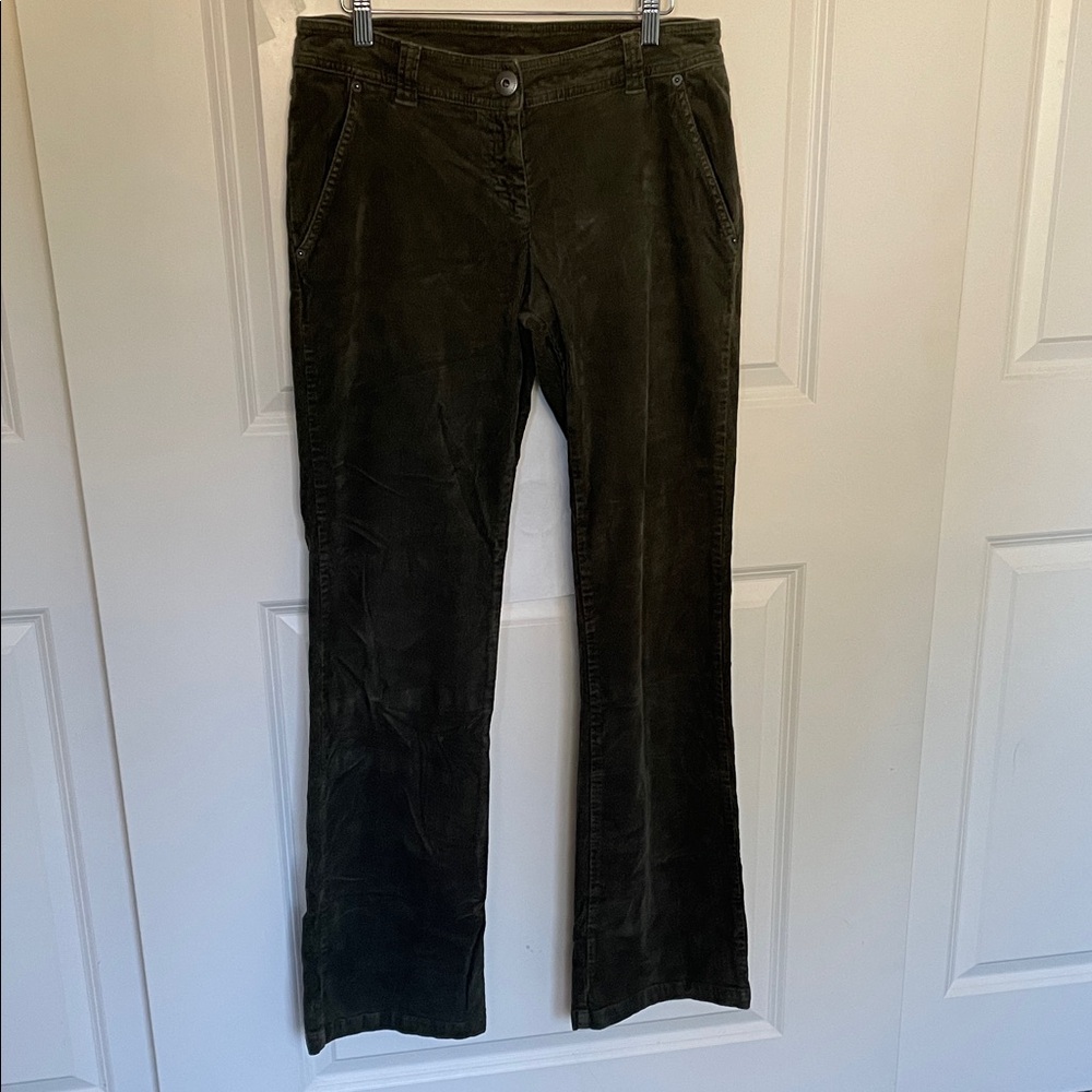 VTG United Colors of Benetton Green Corduroy Pants Euro 44